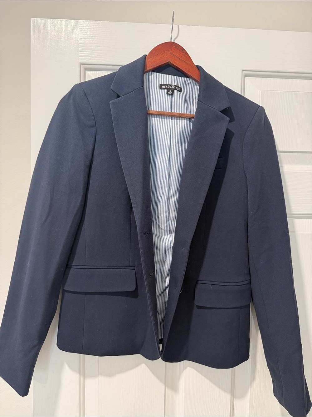 J. Crew Factory Navy Tailored Women's Blazer